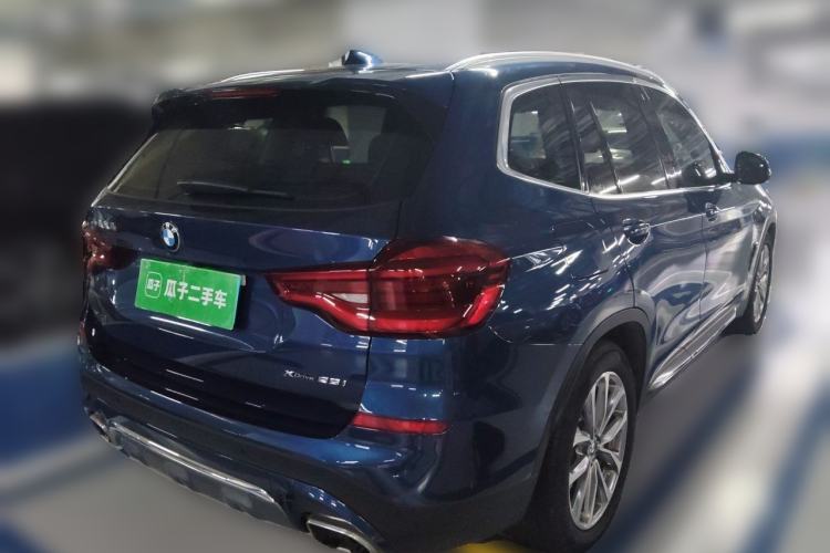 Used BMW X3 2021 xDrive25i Luxury Package Rear Right 45 Deg