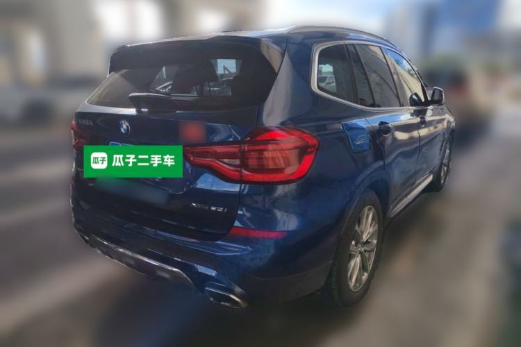 Used BMW X3 2021 xDrive25i Luxury Package Rear Right 45 Deg