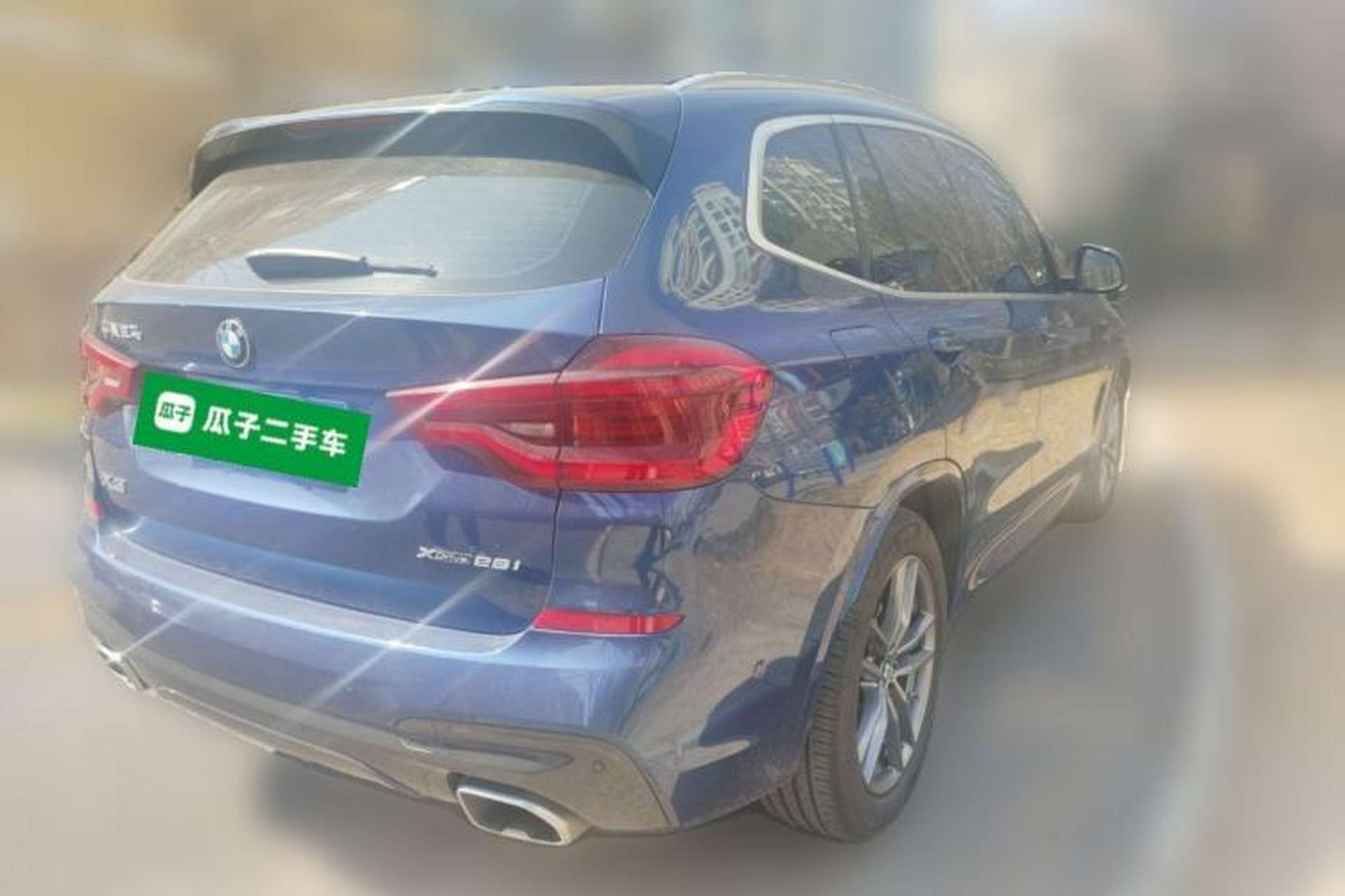 Used BMW X3 2021 xDrive28i M Sport Package Rear Right 45 Deg