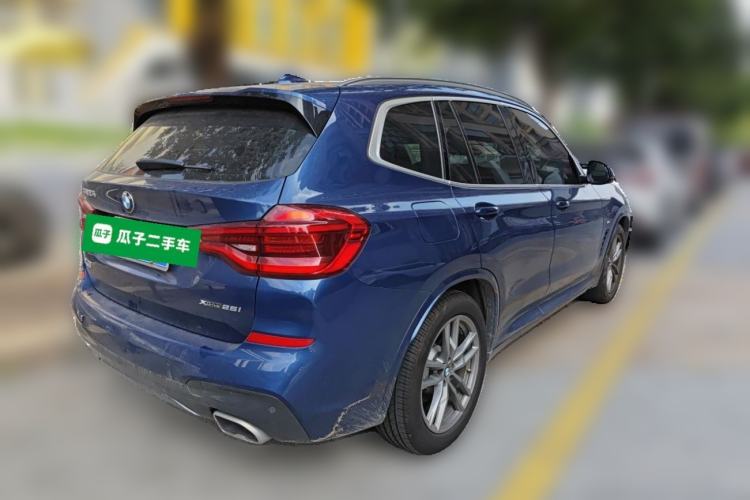 Used BMW X3 2021 xDrive25i M Sport Package Rear Right 45 Deg