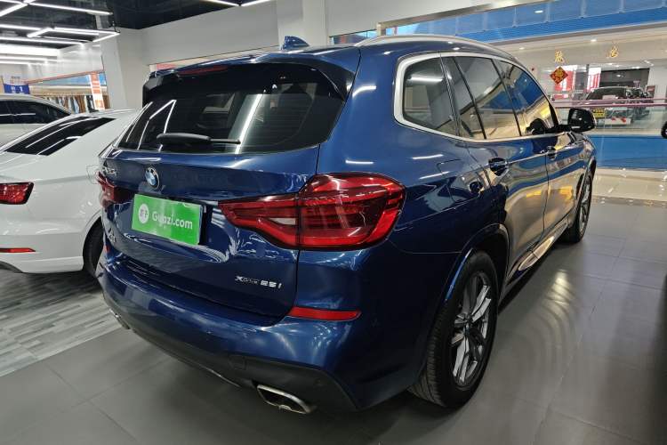Used BMW X3 2021 xDrive25i M Sport Package Rear Right 45 Deg