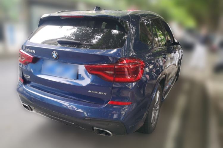 Used BMW X3 2021 xDrive25i M Sport Package Rear Right 45 Deg