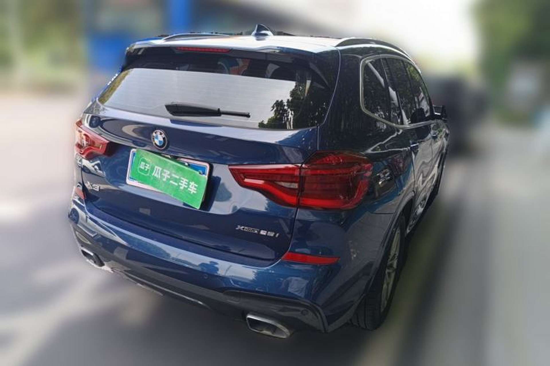 Used BMW X3 2021 xDrive28i M Sport Package Rear Right 45 Deg