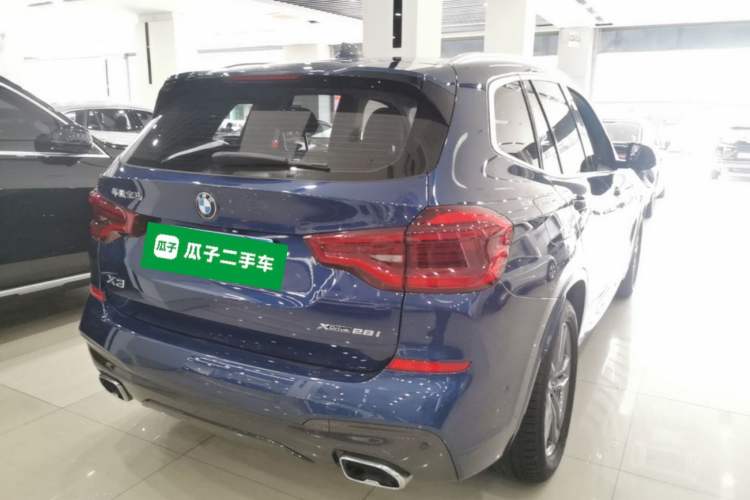 Used BMW X3 2021 xDrive28i M Sport Package Rear Right 45 Deg