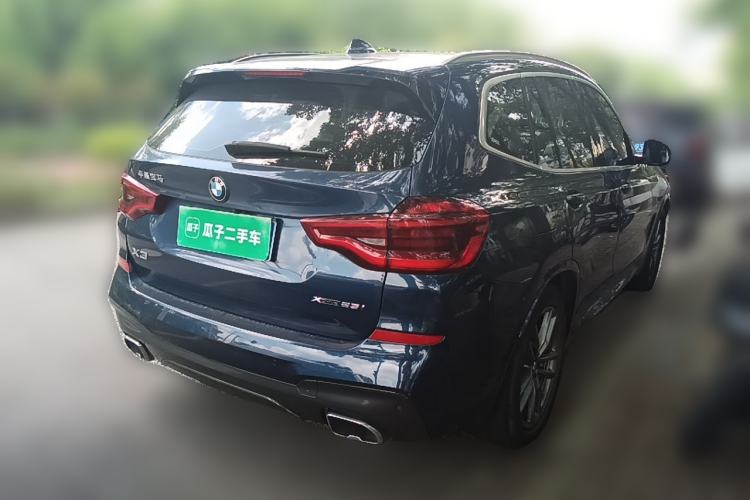 Used BMW X3 2021 xDrive25i M Sport Package Rear Right 45 Deg