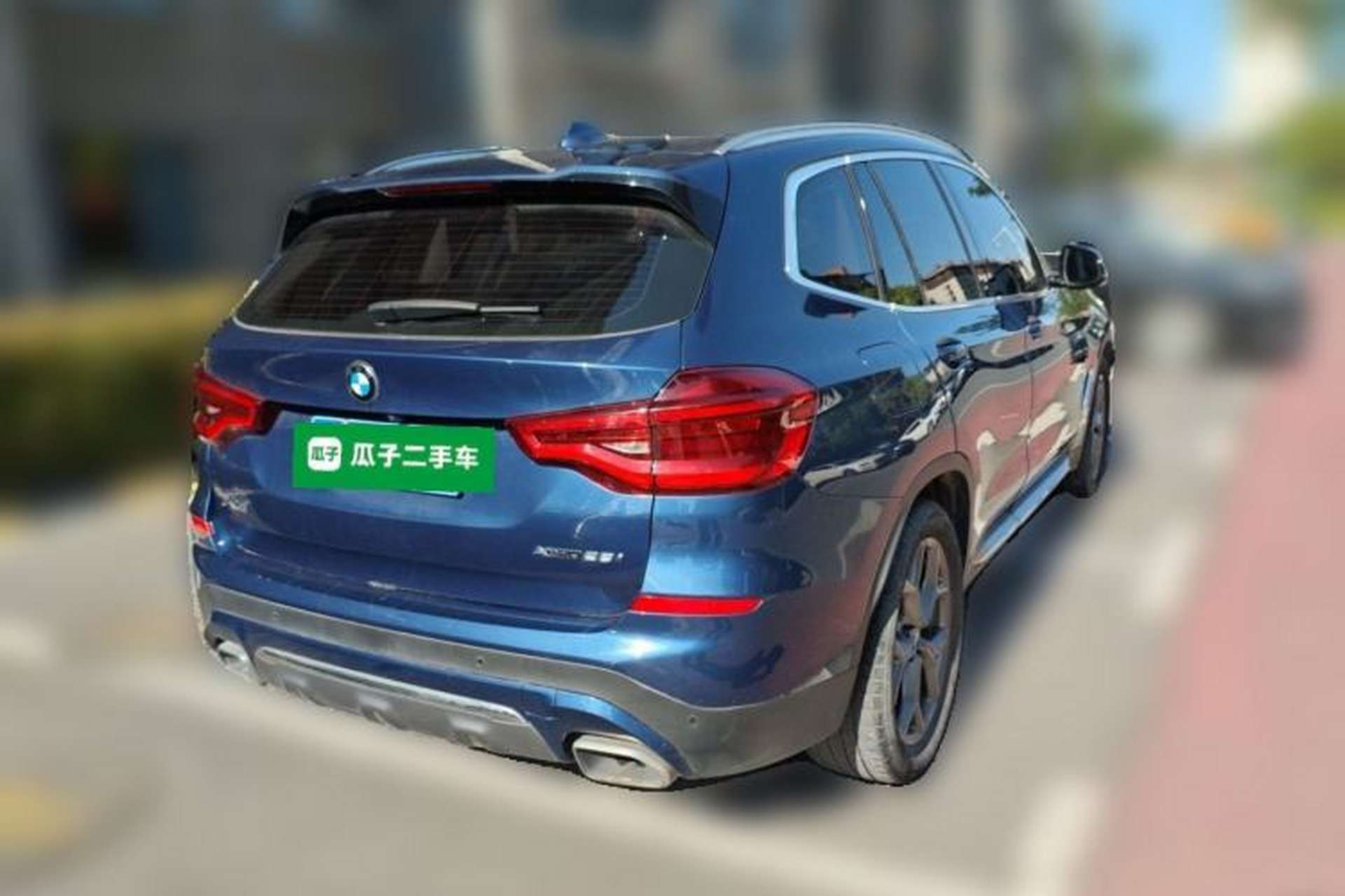 Used BMW X3 2021 xDrive28i Luxury Package Rear Right 45 Deg