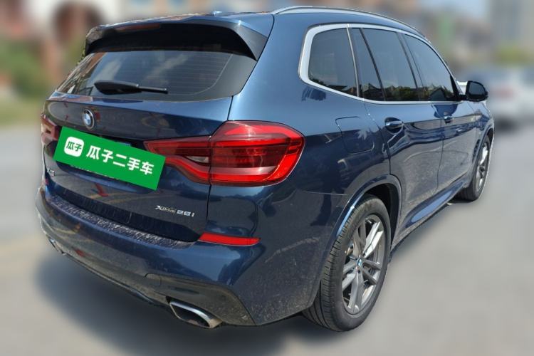 Used BMW X3 2021 xDrive28i M Sport Package Rear Right 45 Deg
