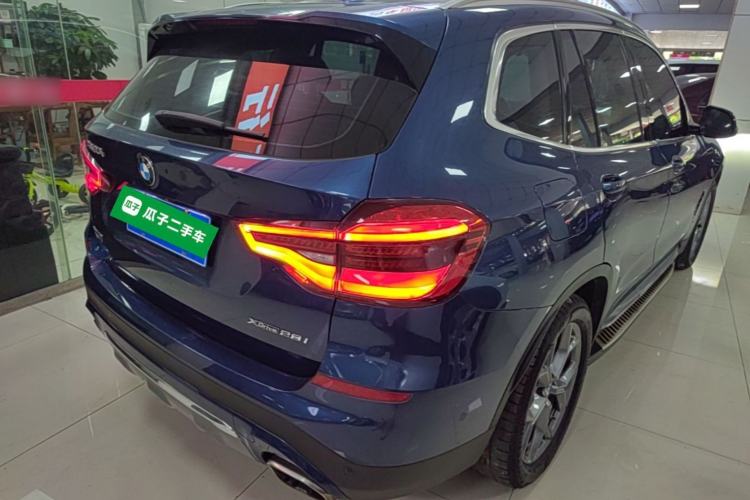 Used BMW X3 2021 xDrive28i Luxury Package Rear Right 45 Deg