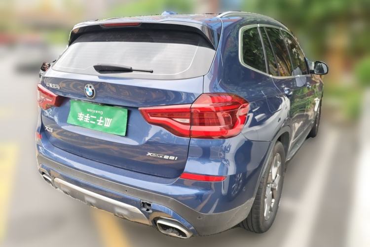Used BMW X3 2021 xDrive28i Luxury Package Rear Right 45 Deg