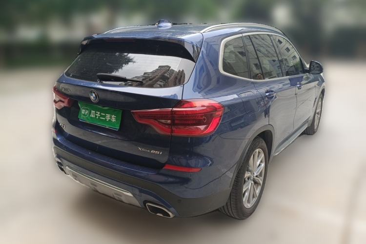 Used BMW X3 2021 xDrive25i Luxury Package Rear Right 45 Deg