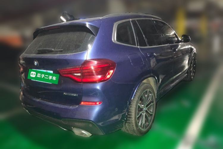 Used BMW X3 2021 xDrive30i Luxury Model with M Sport Package Rear Right 45 Deg