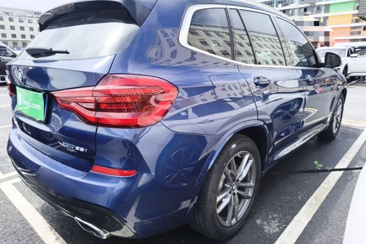 Used BMW X3 2021 xDrive25i M Sport Package Rear Right 45 Deg
