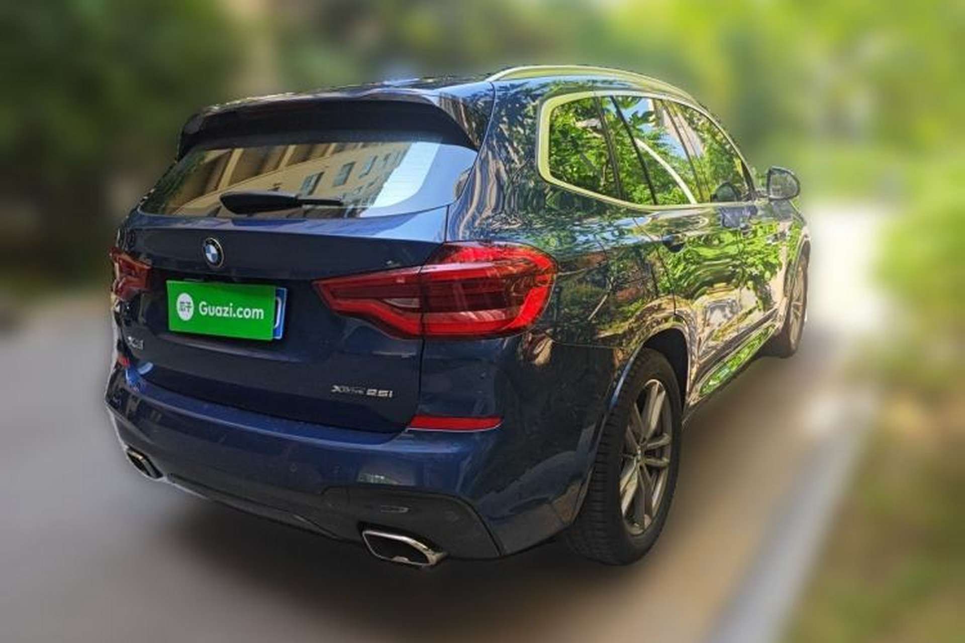 Used BMW X3 2021 xDrive25i M Sport Package Rear Right 45 Deg