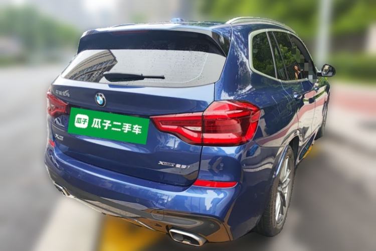 Used BMW X3 2021 xDrive28i M Sport Package Rear Right 45 Deg