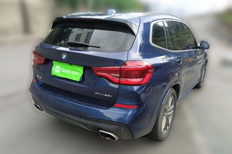 Used BMW X3 2021 xDrive25i M Sport Package Rear Right 45 Deg