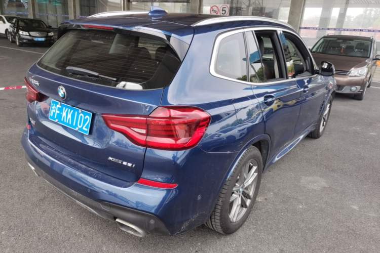 Used BMW X3 2021 xDrive28i M Sport Package Rear Right 45 Deg