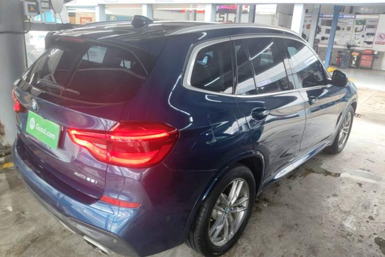 Used BMW X3 2021 xDrive30i Luxury Model with M Sport Package Rear Right 45 Deg