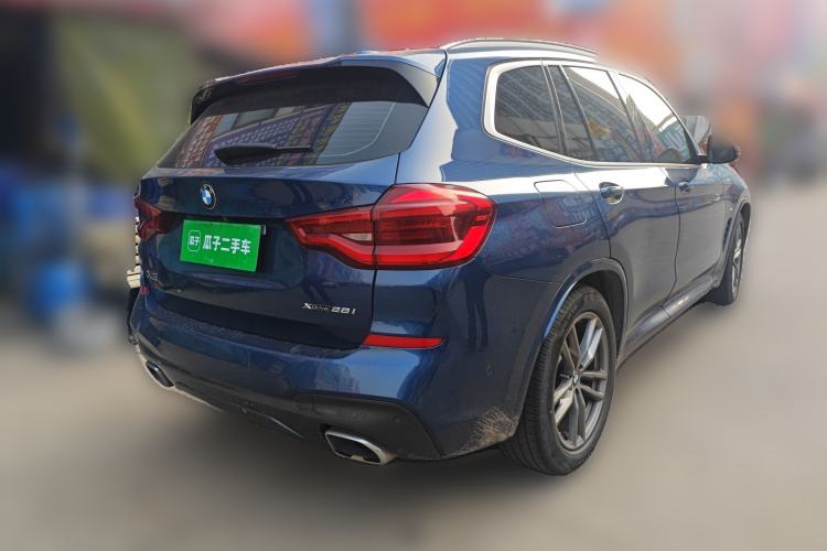Used BMW X3 2021 xDrive28i M Sport Package Rear Right 45 Deg