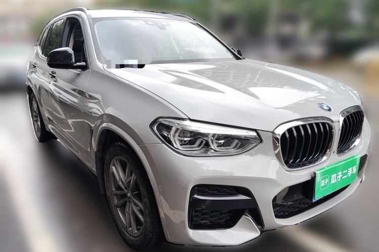 Used BMW X3 2021 xDrive25i M Sport Package Front Right 45 Deg