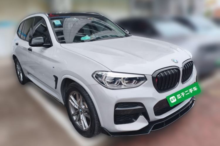 Used BMW X3 2021 xDrive25i M Sport Package Front Right 45 Deg