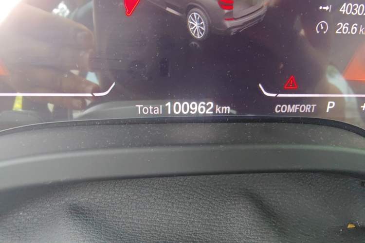 Used BMW X3 2021 xDrive28i M Sport Package Odometer Close Up