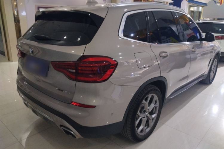 Used BMW X3 2021 xDrive28i Luxury Package Rear Right 45 Deg