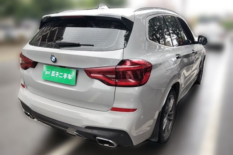 Used BMW X3 2021 xDrive25i M Sport Package Rear Right 45 Deg