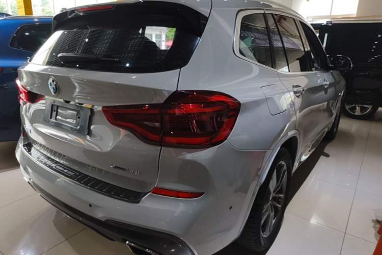 Used BMW X3 2021 xDrive25i M Sport Package Rear Right 45 Deg