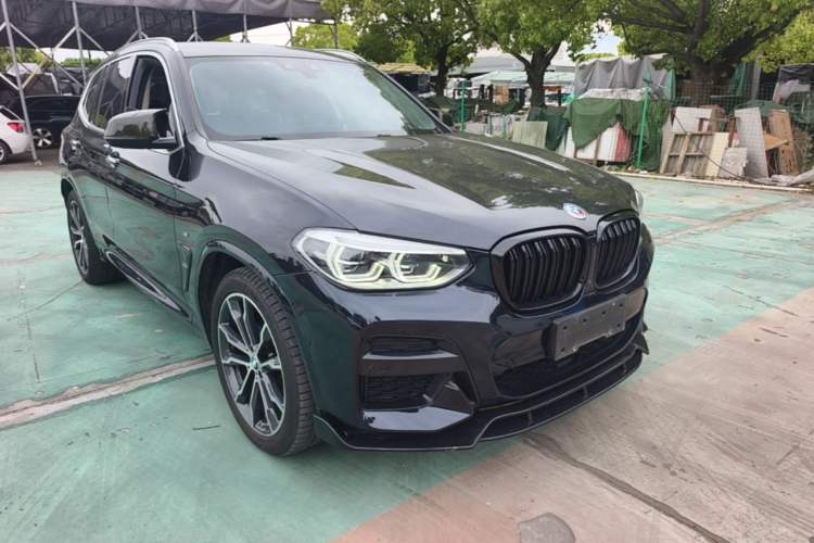 Used BMW X3 2021 xDrive30i Luxury Model with M Sport Package Front Right 45 Deg