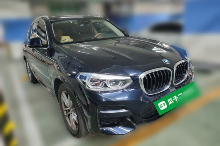 Used BMW X3 2021 xDrive25i M Sport Package Front Right 45 Deg