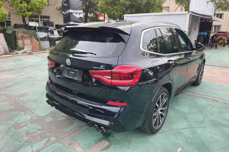 Used BMW X3 2021 xDrive30i Luxury Model with M Sport Package Rear Right 45 Deg