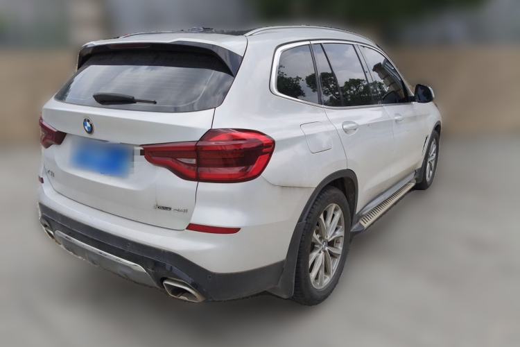 Used BMW X3 2021 xDrive25i Luxury Package Rear Right 45 Deg