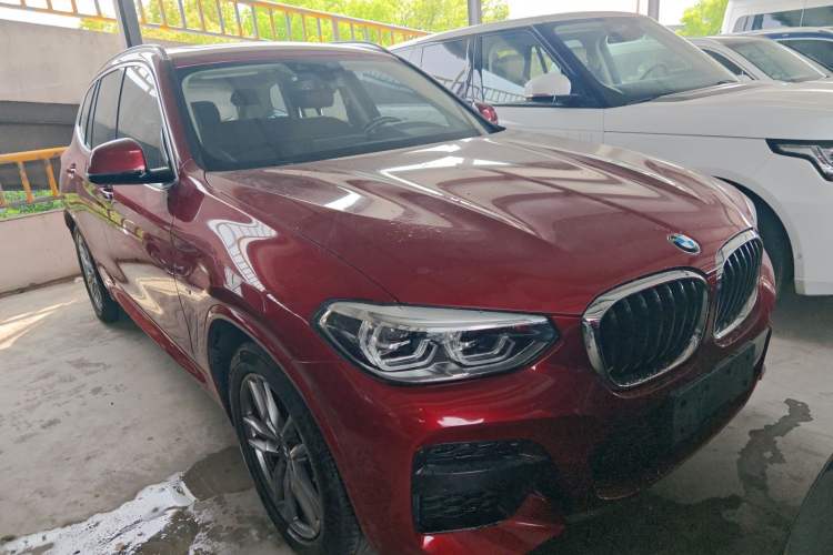 Used BMW X3 2021 xDrive25i M Sport Package Front Right 45 Deg