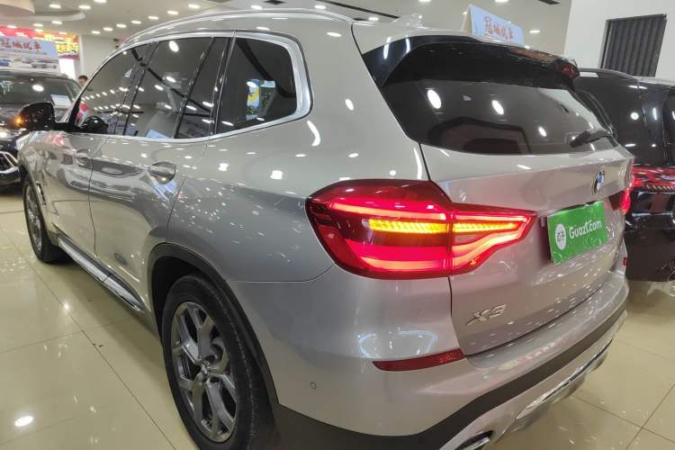 Used BMW X3 2021 xDrive28i Luxury Package Rear Left 45 Deg