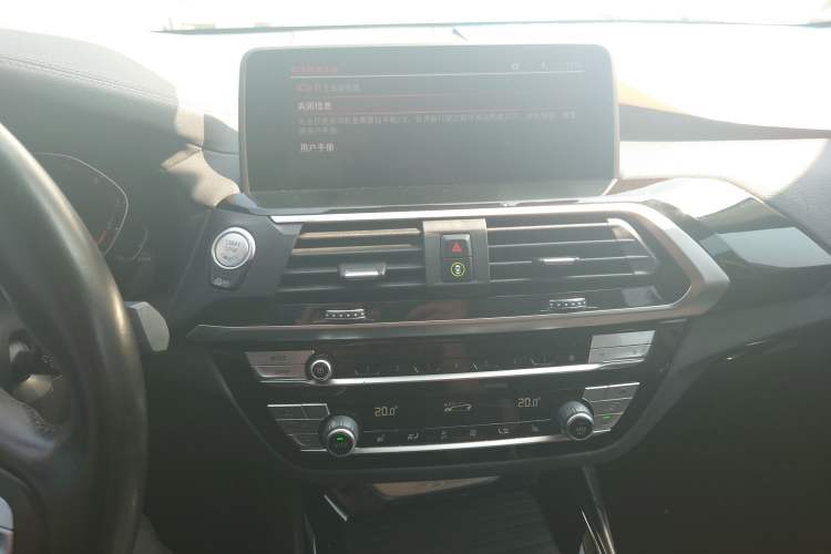Used BMW X3 2021 Facelift xDrive25i Luxury Package Audio And AC Panel