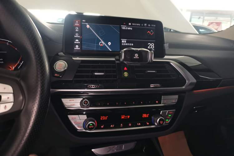 Used BMW X3 2021 Facelift xDrive28i Luxury Package Audio And AC Panel