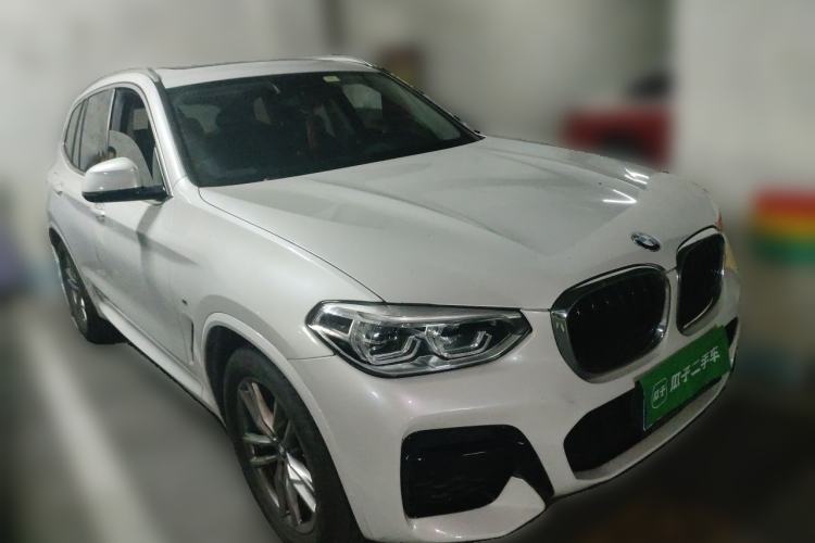 Used BMW X3 2021 xDrive25i M Sport Package Front Right 45 Deg
