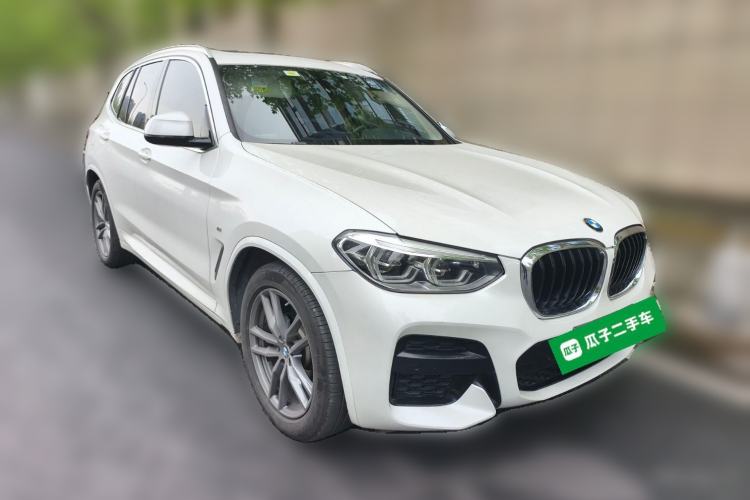 Used BMW X3 2021 xDrive25i M Sport Package Front Right 45 Deg