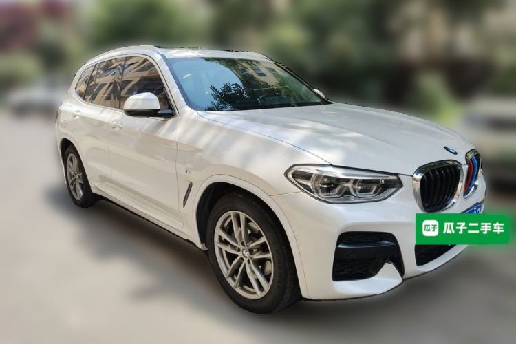 Used BMW X3 2021 xDrive25i M Sport Package Front Right 45 Deg