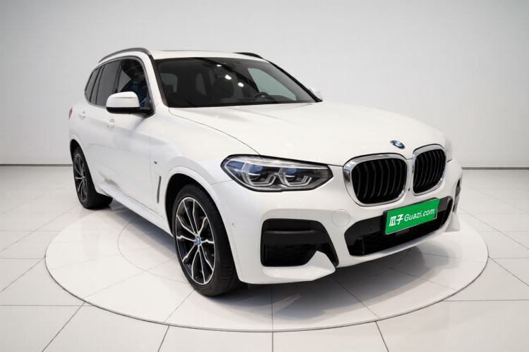 Used BMW X3 2021 xDrive30i Luxury Model with M Sport Package Front Right 45 Deg
