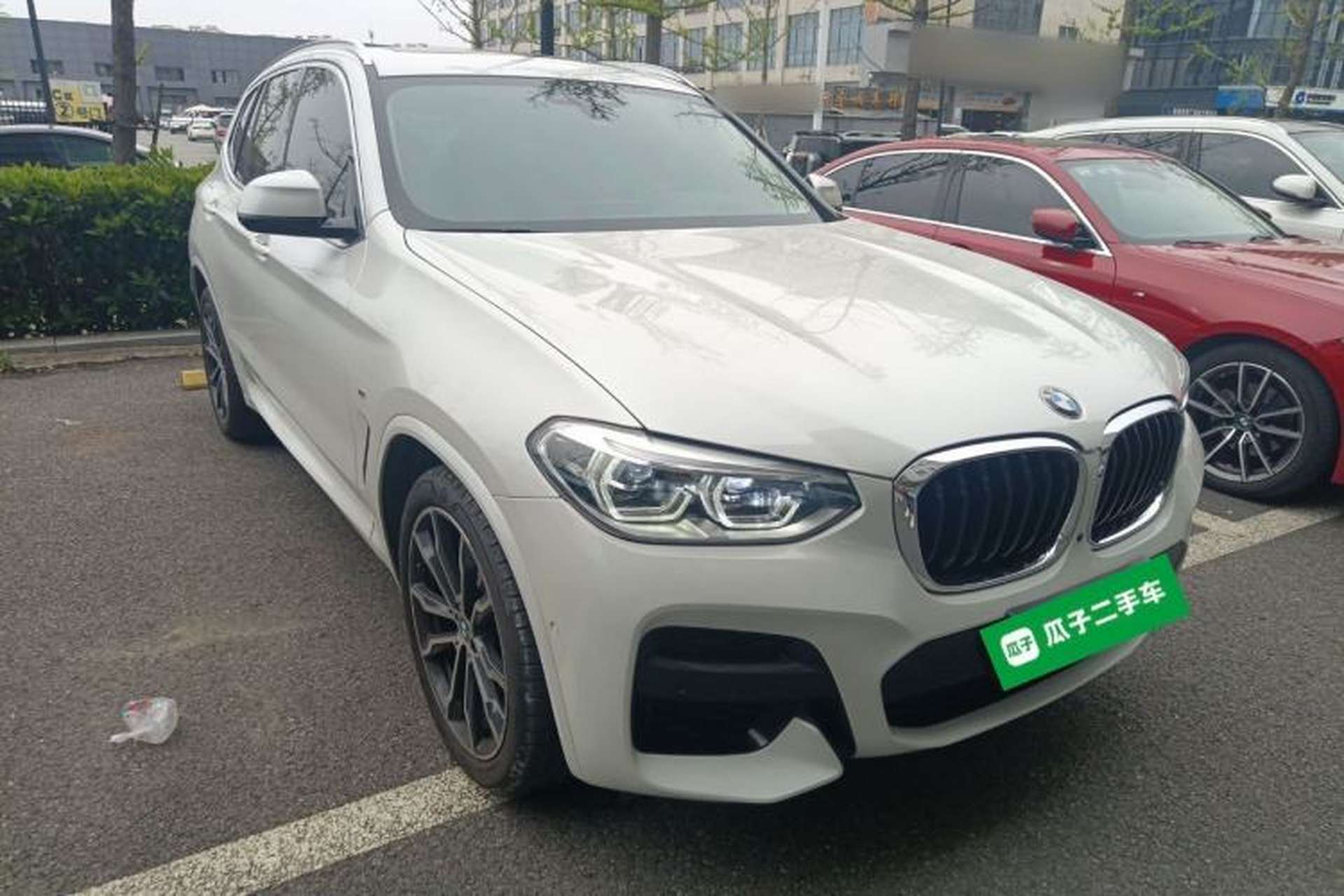 Used BMW X3 2021 xDrive30i Luxury Model with M Sport Package Front Right 45 Deg