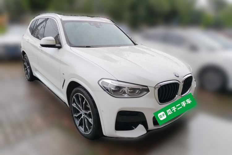 Used BMW X3 2021 xDrive30i Luxury Model with M Sport Package Front Right 45 Deg