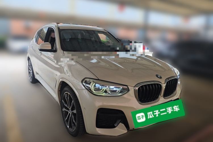 Used BMW X3 2021 xDrive30i Luxury Model with M Sport Package Front Right 45 Deg