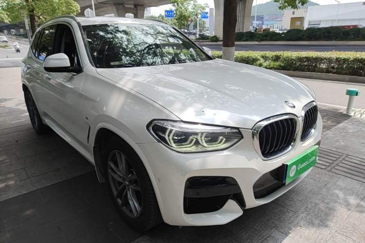 Used BMW X3 2021 xDrive30i Luxury Model with M Sport Package Front Right 45 Deg