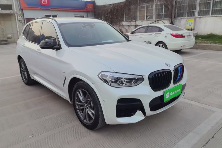 Used BMW X3 2021 xDrive25i M Sport Package Front Right 45 Deg