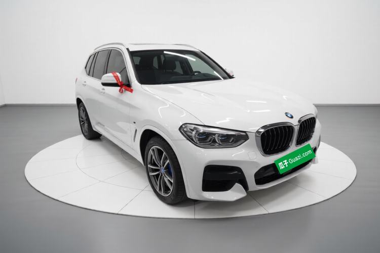 Used BMW X3 2021 xDrive25i M Sport Package Front Right 45 Deg