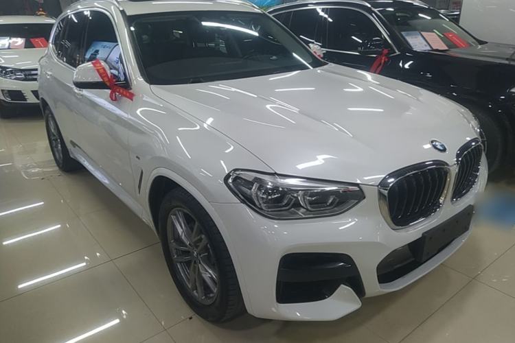 Used BMW X3 2021 xDrive25i M Sport Package Front Right 45 Deg