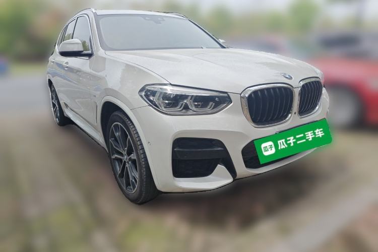 Used BMW X3 2021 xDrive30i Luxury Model with M Sport Package Front Right 45 Deg