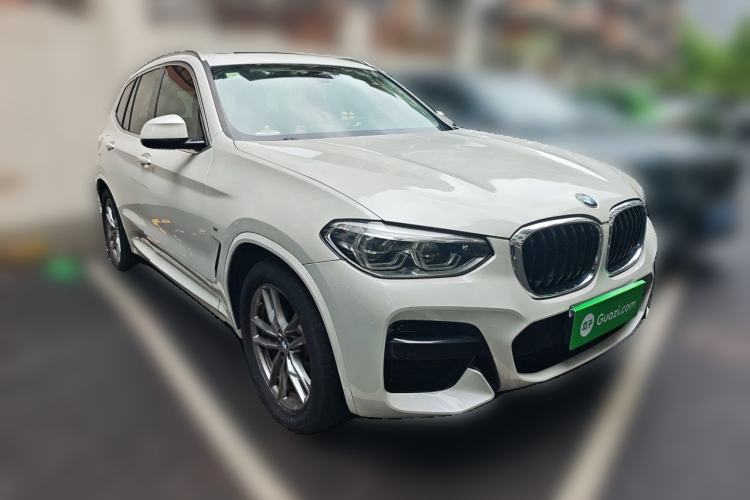 Used BMW X3 2021 xDrive25i M Sport Package Front Right 45 Deg