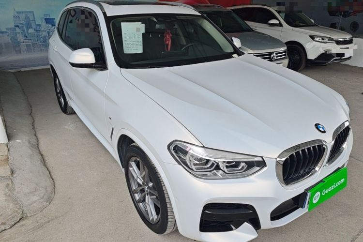 Used BMW X3 2021 Restyled xDrive25i M Sport Package Front Right 45 Deg